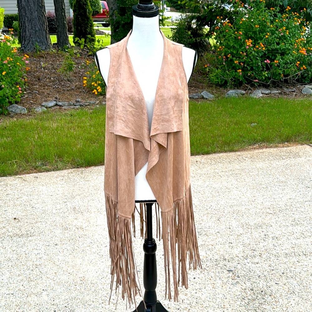Suede Vest with tassels  (Reduced)